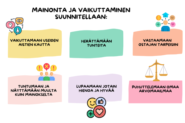 Mainonta ja vaikuttaminen